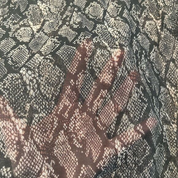 Wild Fable Snakeskin Mesh Top - Picture 8 of 8